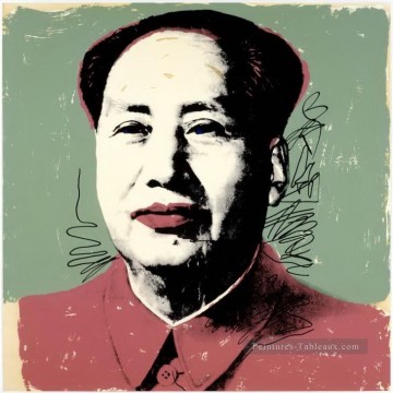 Mao Tse Tung 2 Andy Warhol Pinturas al óleo